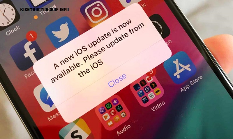 cấu hình chặn cập nhật iOS 12