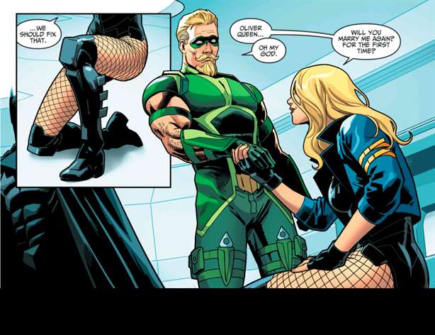 Oliver Queen and Black Canary