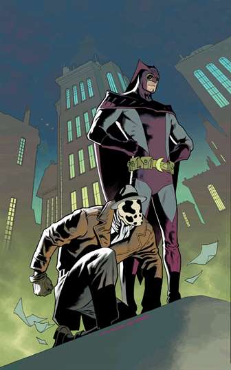Nite Owl II and Rorschach