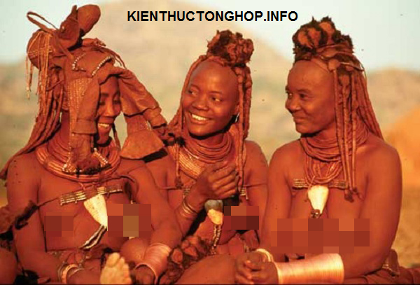 Phụ nữ khỏa trần tuyệt đẹp của bộ lạc himba