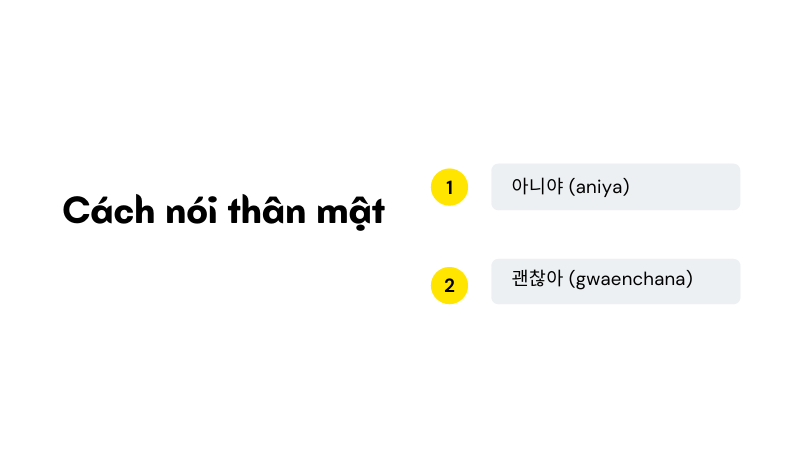 3 cách nói Không có gì tiếng Hàn hay dùng nhất năm nay