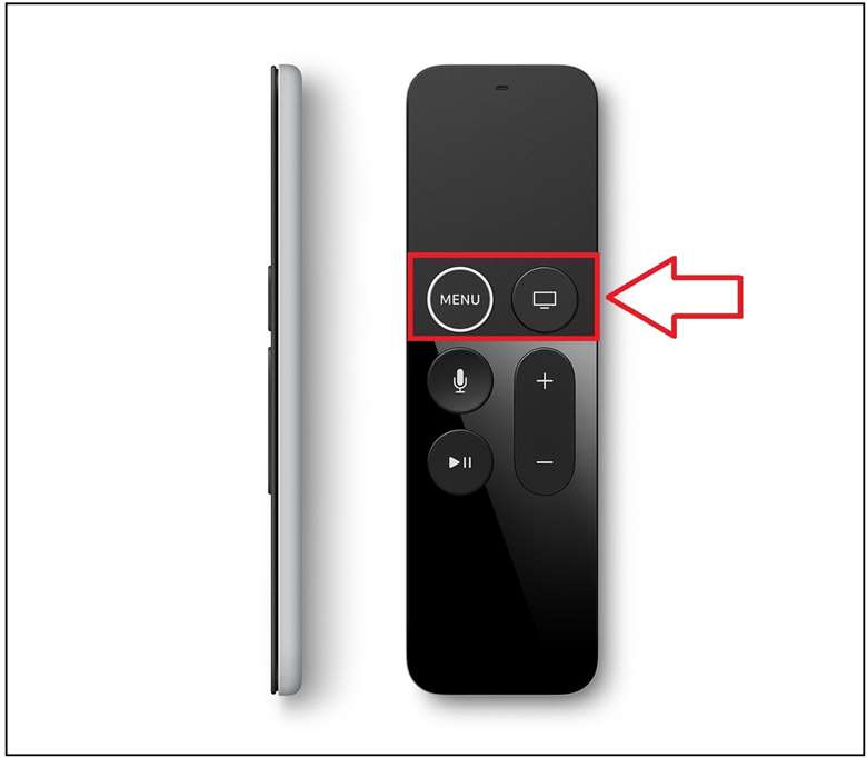 Giữ 2 nút trên Remote để khởi động lại Apple TV
