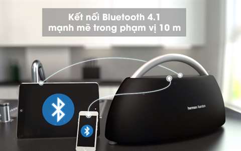 Kết nối bluetoooth trên loa Bluetooth Harman Kardon Go + Play mini