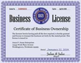 Business License and Permit Requirements