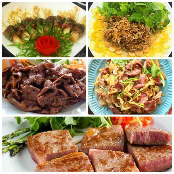 những món ngon từ thịt bò từ đầu bếp hàng đầu Cùng hocdauthau.com