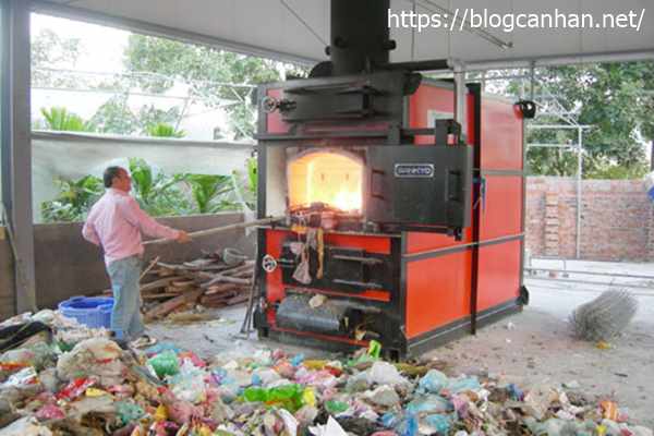 cách xử lý chất thải rắn bằng cách đốt (nhiệt)