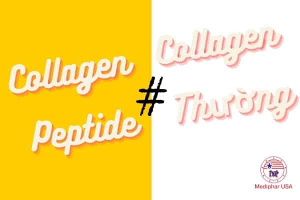 sự khác biệt giữa collagen peptideva , và collagen thường