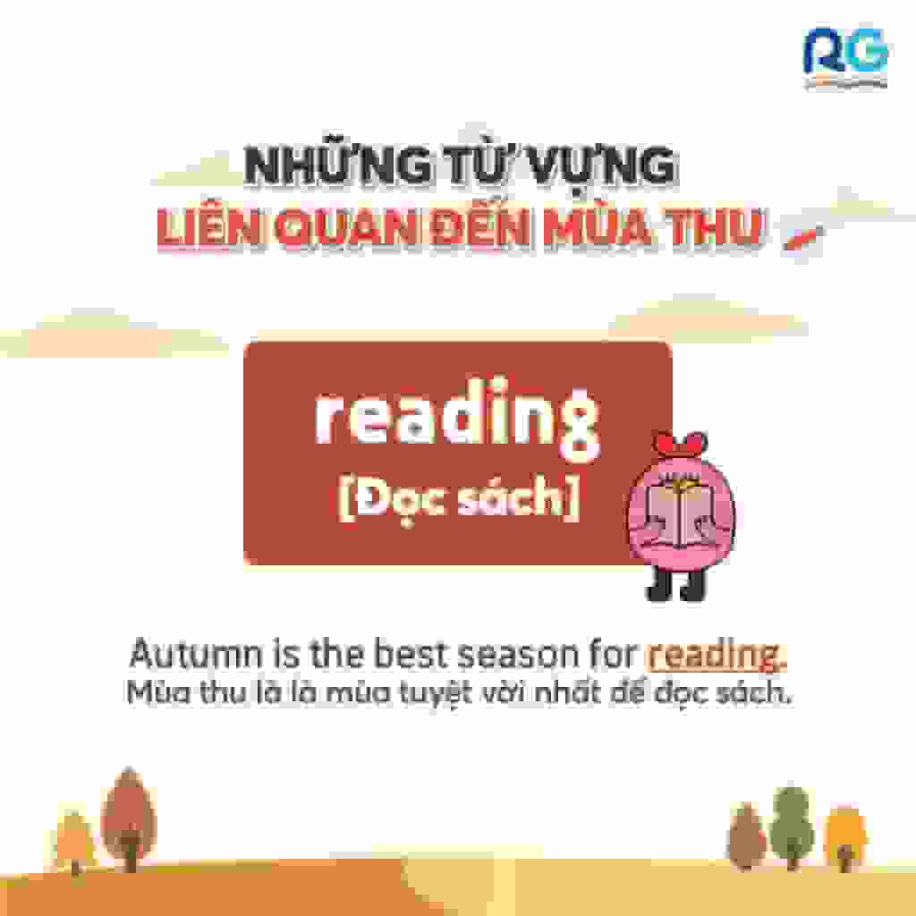 Từ vựng tiếng Anh về mùa thu - READING