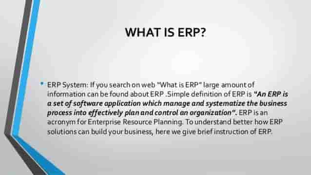 ERP là gì