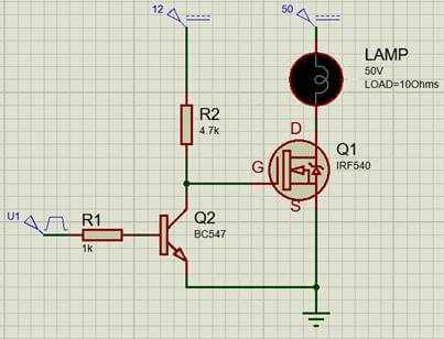 Điều khiển mosfet (fet) dùng mạch đệm transistor là gì
