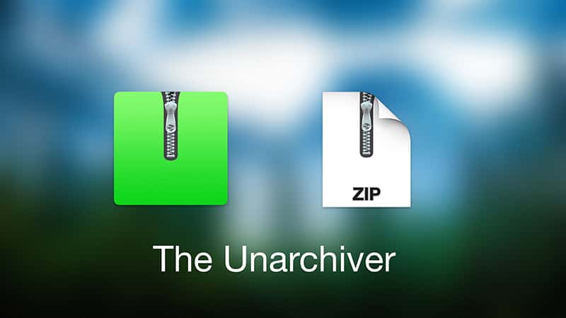 The Unarchiver cho phép nén, mở tệp mà không bị cắt xén tệp