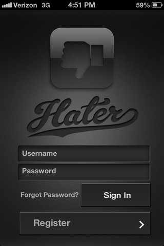 Hater - Mạng xã hội dành cho người 