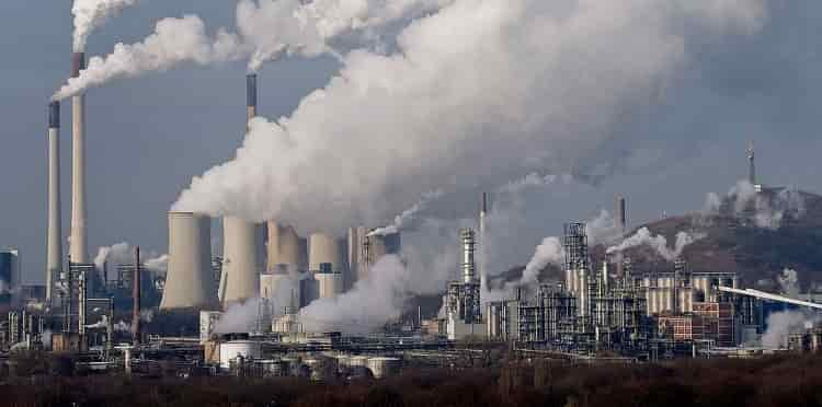Khí thải CO2 được sinh ra đến từ các nhà máy công nghiệp