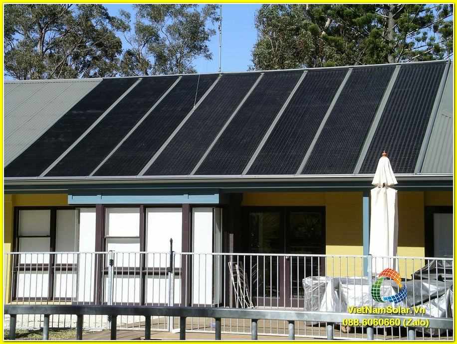 Năng lượng mặt trời được phân phối trên mái nhà