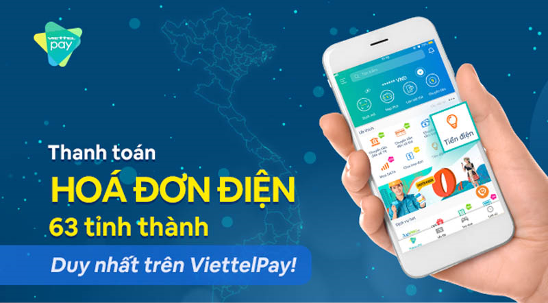 sử dụng Viettel Pay để thanh toán tiền điện, tiền nước