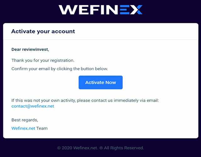 Hướng dẫn phương pháp tạo tài khoản Wefinex