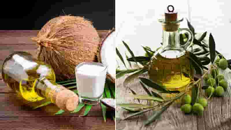 Dùng dầu dừa hoặc dầu olive