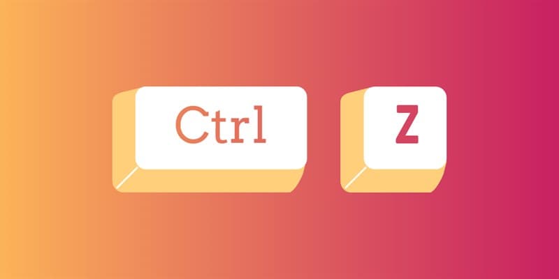 CTRL + Z 