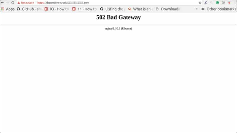 Lỗi 502 Bad Gateway