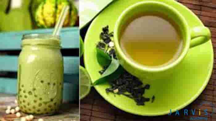 cách làm trà sữa đến từ lá chè xanh