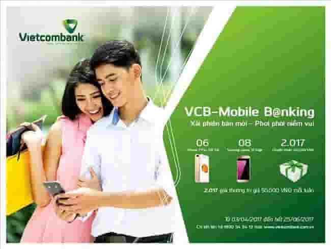 Khuyến mãi khi đăng ký và sử dụng VCB Mobile Banking