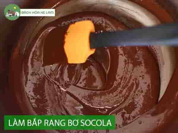 Cách làm bắp rang bơ socola