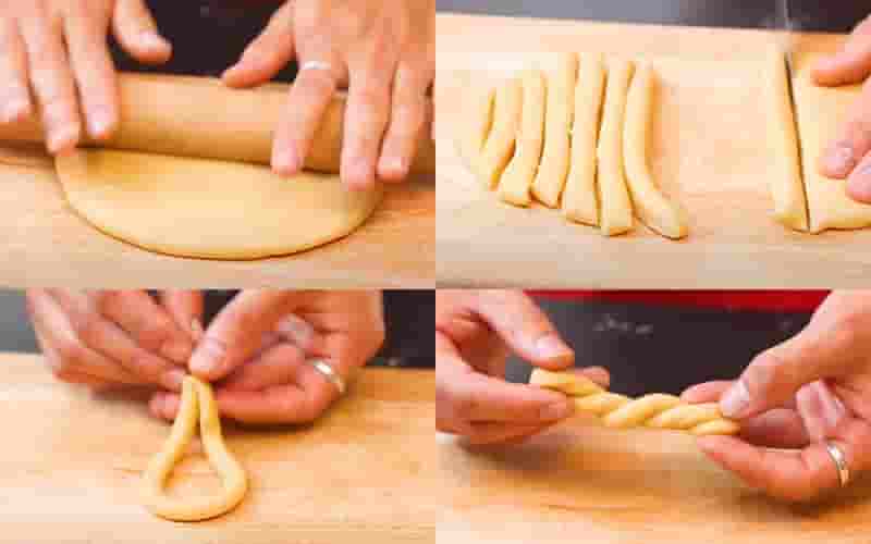 Tạo hình bánh rán đường