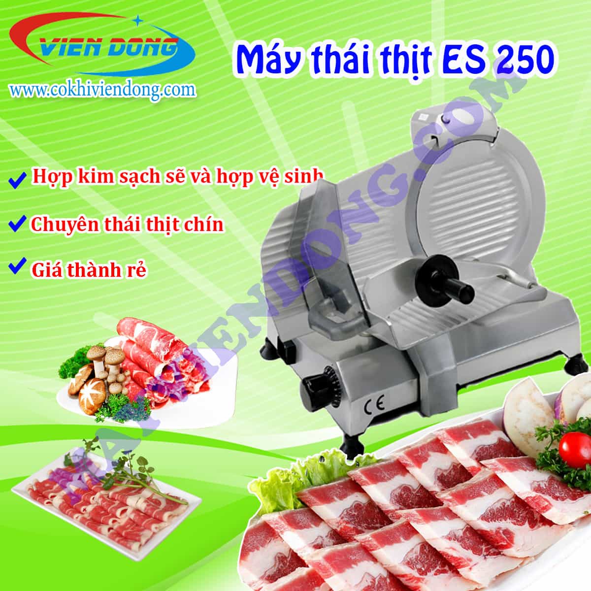 máy thái thịt chín ES 250