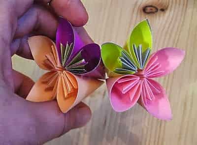 Cách xếp quả cầu hoa bằng giấy theo phong cách origami tuyệt đẹp - Hình 7