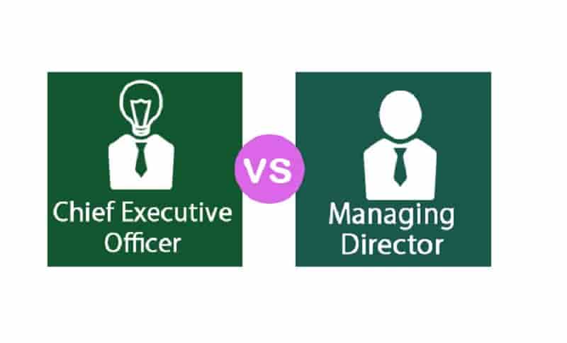 Sự khác biệt giữa CEO (chief executive officer) và MD (Managing director)