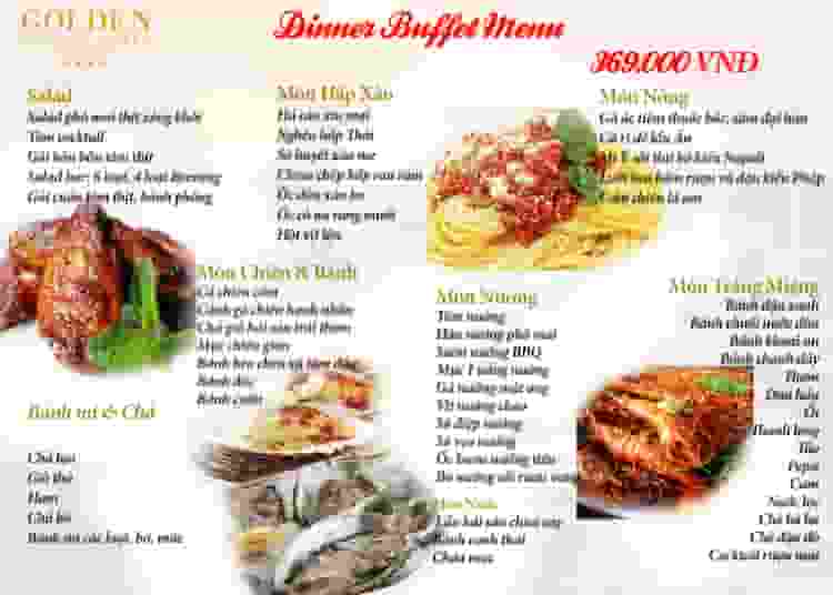 menu buffet