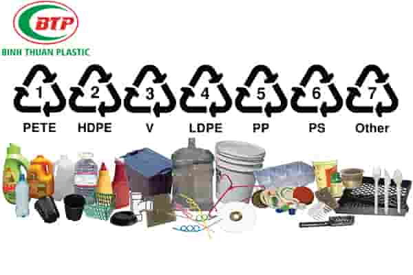 Có rất nhiều loại nhựa khác nhau được ứng dụng hiện nay