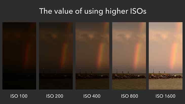 ISO cao ảnh sáng nhưng nhiễu hạt