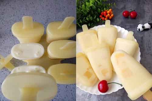 Cách làm kem hoa quả tươi 2