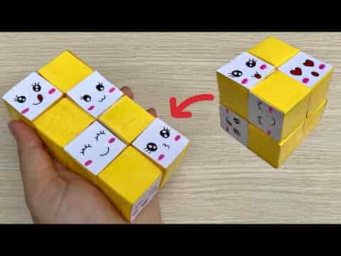 (66) Cách làm khối rubik bằng giấy | Sáng Tạo Thủ Công